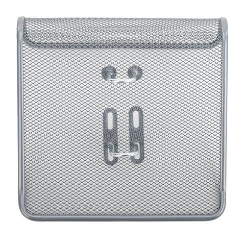 Подставка для календаря большая BRAUBERG &quot;Germanium&quot;, металлическая, 57х200х200 мм, серебристая, 231973
