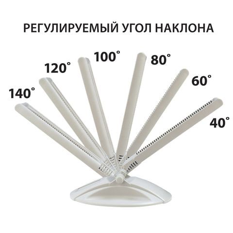Демосистема настольная на 10 панелей, с 10 цветными панелями А4, серая, BRAUBERG &quot;SOLID&quot;, 236715