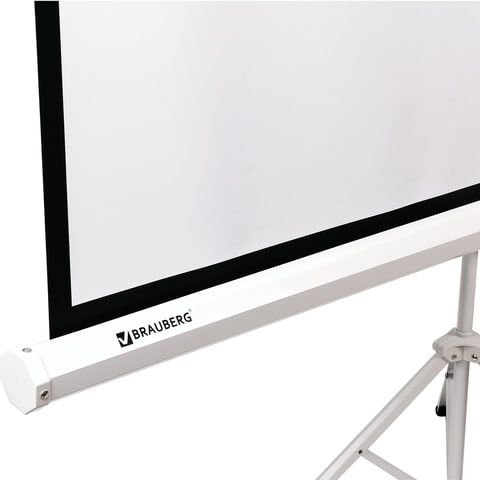 Экран проекционный на треноге (150х150 см), матовый, 1:1, BRAUBERG &quot;TRIPOD&quot;, 236729