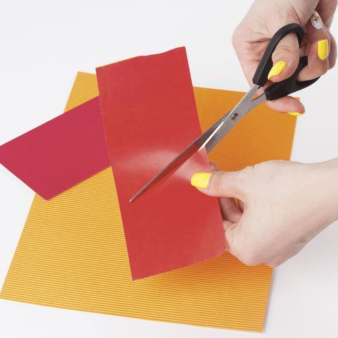 Ножницы STAFF 2 шт. &quot;Basic&quot;, 180 мм, чёрные, ПВХ чехол с европодвесом, 236939