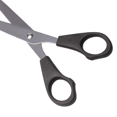 Ножницы STAFF 2 шт. &quot;Basic&quot;, 180 мм, чёрные, ПВХ чехол с европодвесом, 236939