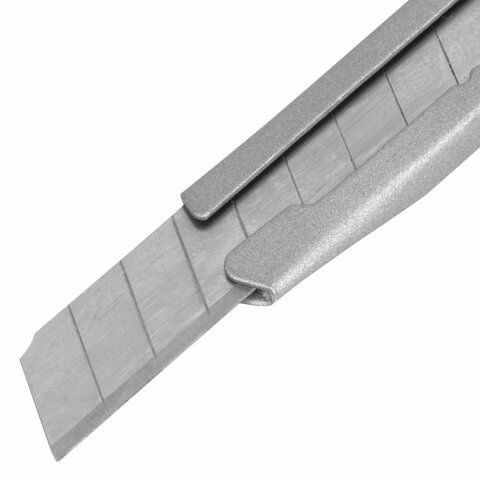 Нож канцелярский 9 мм BRAUBERG &quot;Extra 60&quot; металлический, подвес, 237085