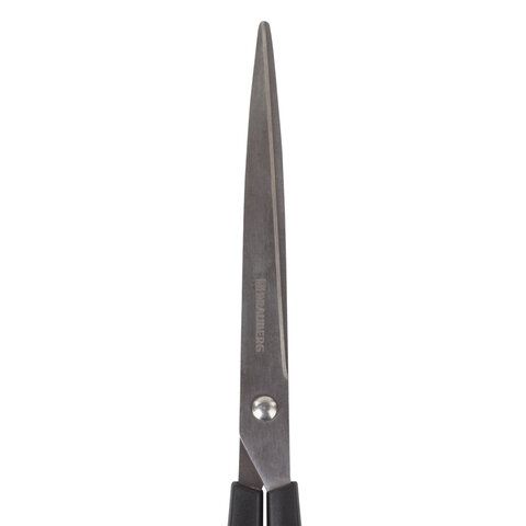 Ножницы BRAUBERG &quot;Standard&quot; 205 мм, черные, классической формы, 2-х сторонняя заточка, 237097