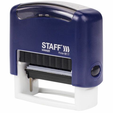 Штамп стандартный STAFF &quot;ОПЛАЧЕНО&quot;, оттиск 38х14 мм, &quot;Printer 9011T&quot;, 237421