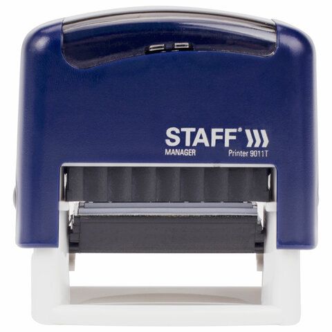 Штамп стандартный STAFF &quot;ОПЛАЧЕНО&quot;, оттиск 38х14 мм, &quot;Printer 9011T&quot;, 237421