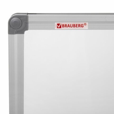 Доска магнитно-маркерная 60х90 см, алюминиевая рамка, BRAUBERG &quot;Extra&quot;, 237554