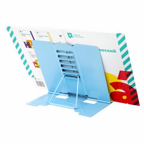 Подставка для книг и учебников BRAUBERG KIDS &quot;Lil Paws&quot;, регулируемый угол наклона, металл, 238053