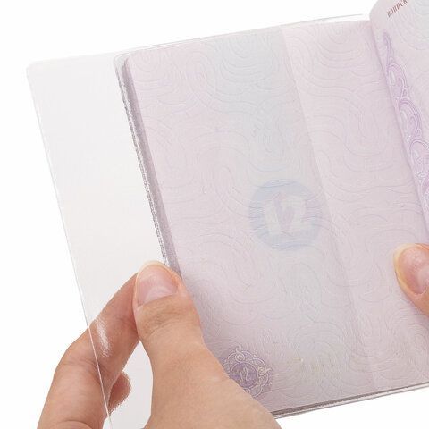 Обложка для паспорта НАБОР 13 шт. (паспорт - 1 шт., страницы паспорта - 10 шт., карты - 2 шт.), ПВХ, STAFF 3 шт., 238205