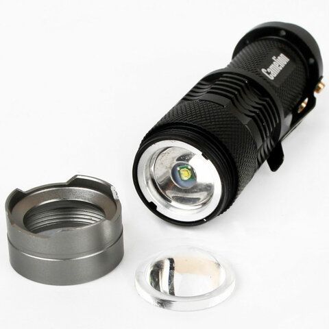 Фонарь CAMELION XP-E, ЯРКИЙ, ZOOM, 3 режима, питание 1хAA, LED5135