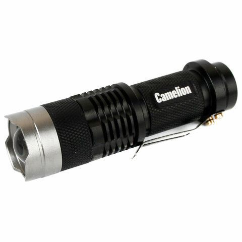 Фонарь CAMELION XP-E, ЯРКИЙ, ZOOM, 3 режима, питание 1хAA, LED5135