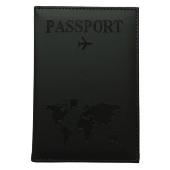 Обложка для паспорта "Passport map", экокожа soft touch, черная, STAFF, 238760