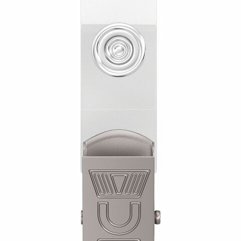Клипсы для бейджей прозрачные, КОМПЛЕКТ 10 шт, BRAUBERG 2 шт., 238786