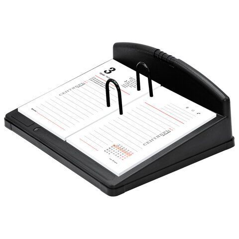Подставка под календарь календарь STAFF EVERYDAY,230*180*85мм, черный, 238788