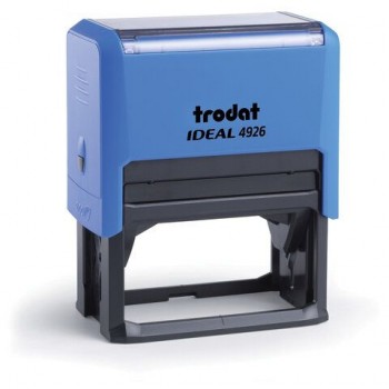 Оснастка для штампа, оттиск 75х38мм синий, TRODAT IDEAL 4926 P2, корпус синий, подушк, 202770