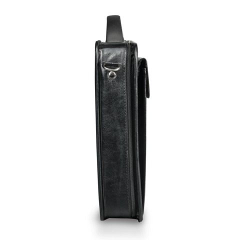 Портфель &quot;Паритет&quot;, 38х29х6 см, искусственная кожа, 3 отделения, на молнии, черный