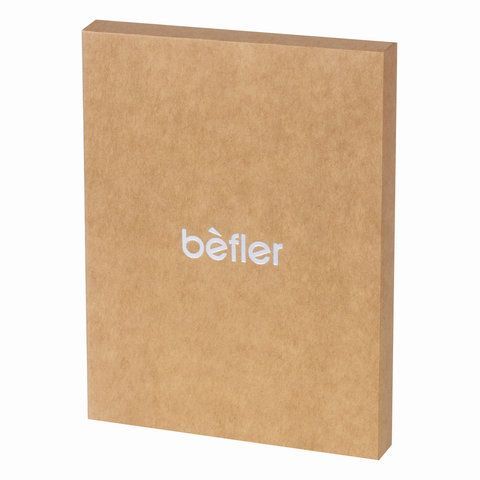 Зажим для купюр BEFLER &quot;Грейд&quot;, натуральная кожа, тиснение, 120х86 мм, черный, Z.9.-9