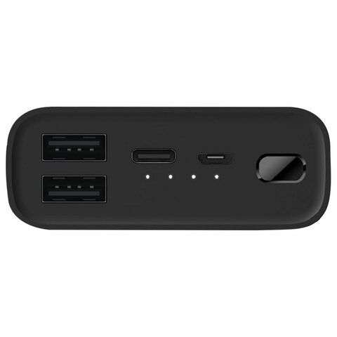 Аккумулятор внешний 10000 mAh, XIAOMI Mi Power Bank 3 Ultra compact, БЫСТРАЯ ЗАРЯДКА, 3 USB, литий-полимерный, BHR4412GL