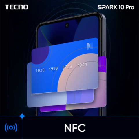 Смартфон TECNO SPARK 10 PRO, 2 SIM, 6,78&quot;, 4G, 50/32 Мп, 8/128 ГБ, черный, TCN-KI78.128.STBK