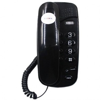 Телефон TEXET TX-238, световая индикация звонка, тональный/импульсный режим, повтор, черный, 126898