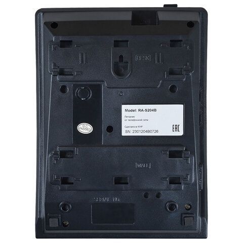 Телефон проводной SANYO RA-S204B, тональный/импульсный режим, повтор, чёрный