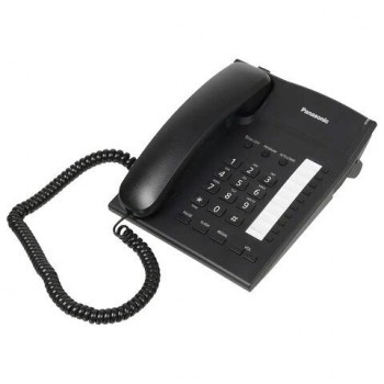 Телефон PANASONIC KX-TS2382RUB, память 10 ном., тональный/импульсный режим, повтор, чёрный