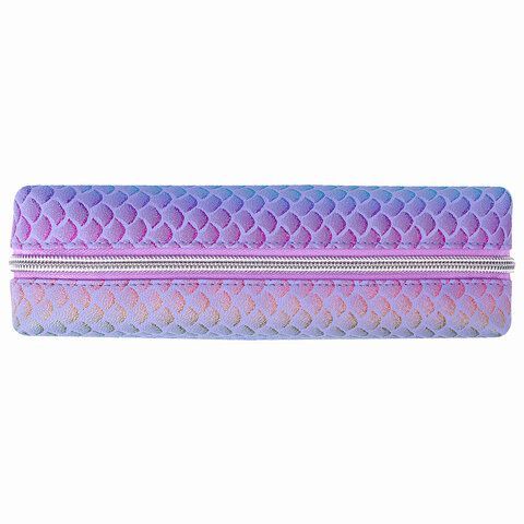 Пенал-косметичка ЮНЛАНДИЯ SEASTORY на молнии, мягкий, &quot;Fishtail&quot;, 21х6х7 см, 270048