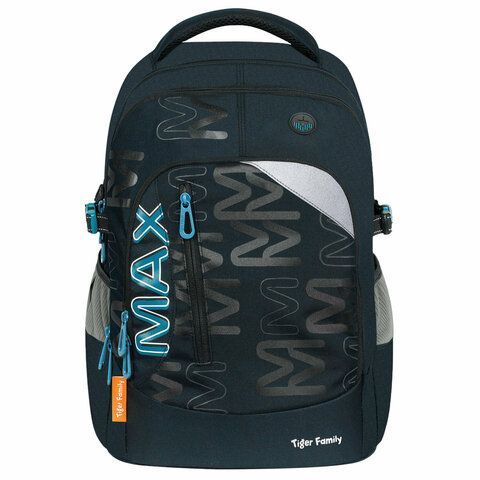Рюкзак TIGER FAMILY молодежный, MAX, с ортопедической спинкой, &quot;Multi-M&quot;, 43х33х23 см, 270221