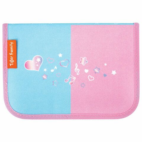 Пенал TIGER FAMILY 1 отделение, &quot;Musical Pony&quot;, 20х14х4 см, 270249