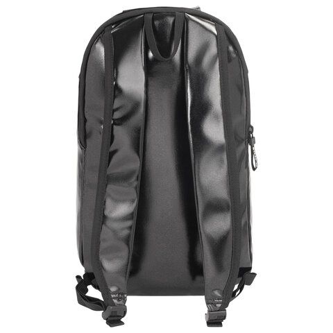 Рюкзак STAFF FASHION AIR компактный, блестящий, &quot;DВИЖ&quot;, черный, 40х23х11 см, 270299