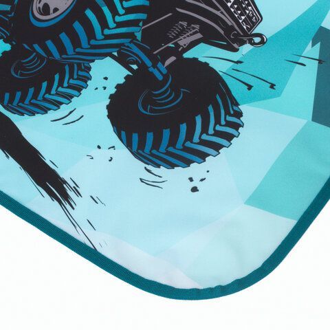 Фартук с нарукавниками ЮНЛАНДИЯ, 45x54 см, &quot;Monster-truck&quot;, 270388