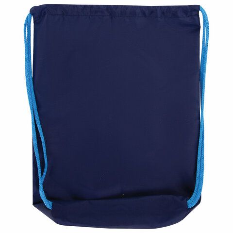 Мешок для обуви ЮНЛАНДИЯ, карман на молнии, 33х42 см, &quot;Blue Car&quot;, 270407