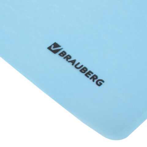 Скоросшиватель пластиковый BRAUBERG 25 шт. &quot;Pastel&quot; А4, 130/180 мкм, аквамарин, 270455