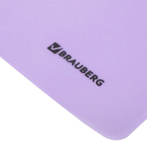 Скоросшиватель пластиковый BRAUBERG 25 шт. &quot;Pastel&quot; А4, 130/180 мкм, лиловый, 270456