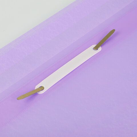 Скоросшиватель пластиковый BRAUBERG 25 шт. &quot;Pastel&quot; А4, 130/180 мкм, лиловый, 270456