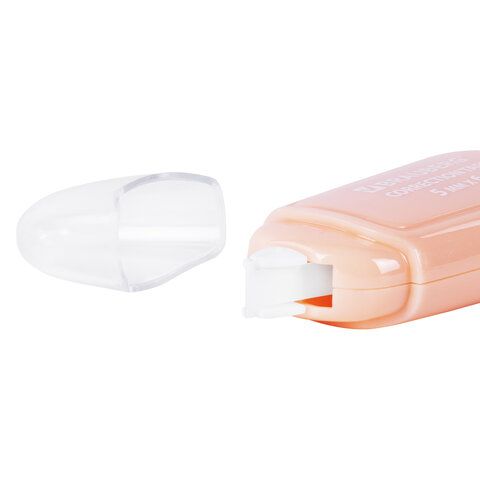 Корректирующая лента BRAUBERG COMPACT PLUS PASTEL, 5 мм х 6 м, корпус ассорти, блистер, 270551