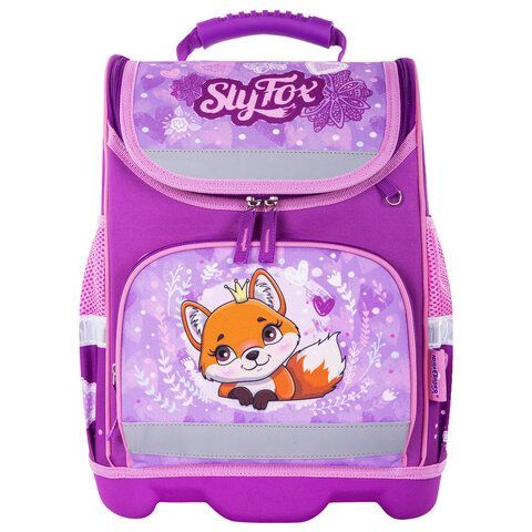 Ранец ЮНЛАНДИЯ WISE для начальной школы, &quot;Sly fox&quot;, 37x29х15 см, 270585