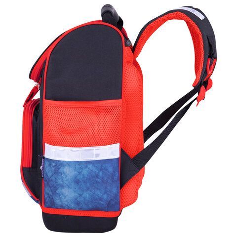Ранец ЮНЛАНДИЯ WISE для начальной школы, &quot;Feel the speed&quot;, 37x29х15 см, 270590