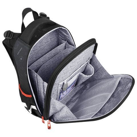 Ранец BRAUBERG PREMIUM, 2 отделения, с брелком, &quot;Next level&quot;, 3D панель, 38х29х16 см, 270597