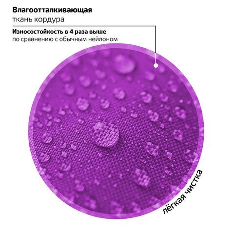 Ранец BRAUBERG QUADRO, 3 отделения, с брелком, &quot;Charming kitten&quot;, 37х28х18 см, 270602