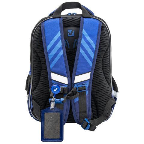 Ранец BRAUBERG QUADRO, 3 отделения, с брелком, &quot;Rapid style&quot;, 37х28х18 см, 270603