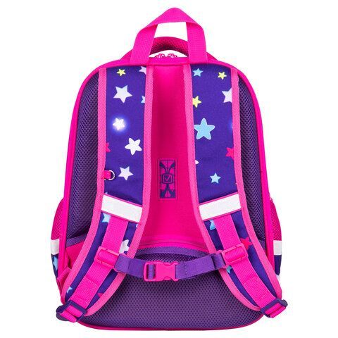 Ранец BRAUBERG FIT, 2 отделения, &quot;Smiling bear&quot;, 3D-панель, 38х27х14 см, 270614
