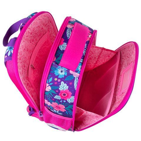 Ранец BRAUBERG FIT, 2 отделения, &quot;Wonderful night&quot;, 3D-панель, 38х27х14 см, 270616