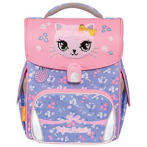 Ранец TIGER FAMILY для начальной школы, Jolly, &quot;Lovely Kitty Cat&quot;, 36х31х19 см, 270360, 270630