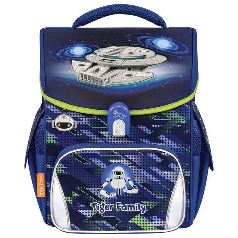 Ранец TIGER FAMILY для начальной школы, Jolly, &quot;Robot in Space&quot;, 36х31х19 см, 270631