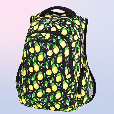 Рюкзак BRAUBERG SPECIAL, &quot;Lemons&quot;, 44х30х13 см, 270671
