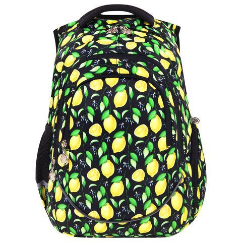 Рюкзак BRAUBERG SPECIAL, &quot;Lemons&quot;, 44х30х13 см, 270671