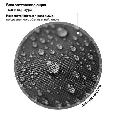 Ранец ЮНЛАНДИЯ EXTRA с дополнительным объемом, 2 отделения, &quot;Soccer ball&quot;, 38х29х18 см, 270677