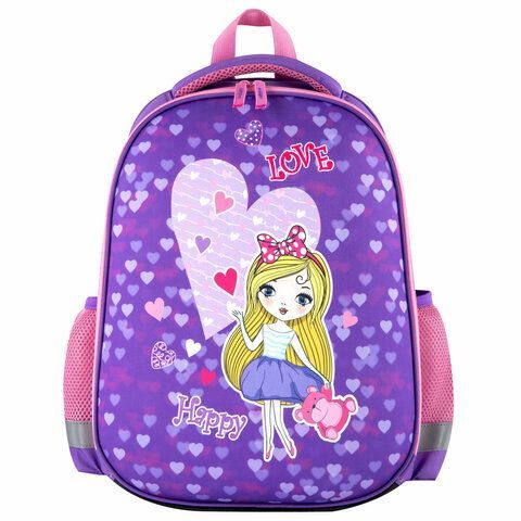 Ранец ПИФАГОР EVA BASIC, 1 отделение, &quot;Fancy girl&quot;, 39х30х16 см, 270690