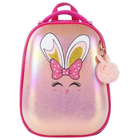 Ранец BRAUBERG SHINY, 2 отделения, &quot;Honey bunny&quot;, 36х28х14 см, 270695