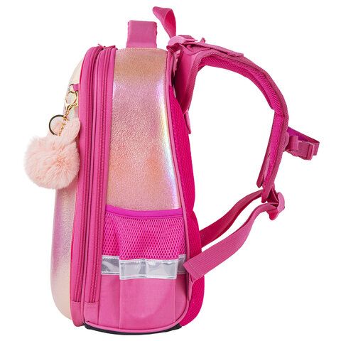 Ранец BRAUBERG SHINY, 2 отделения, &quot;Honey bunny&quot;, 36х28х14 см, 270695